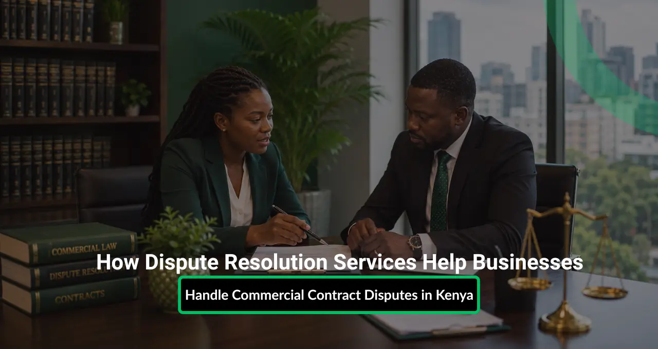 How Dispute Resolution Services Help Businesses Handle Commercial Contract Disputes in Kenya