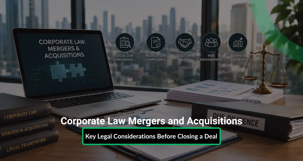 Corporate Law Mergers and Acquisitions: Key Legal Considerations Before Closing a Deal